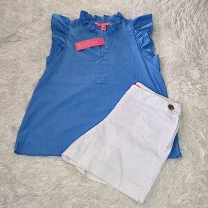 NWT Lilly Pulitzer Top "Lunar Blue"